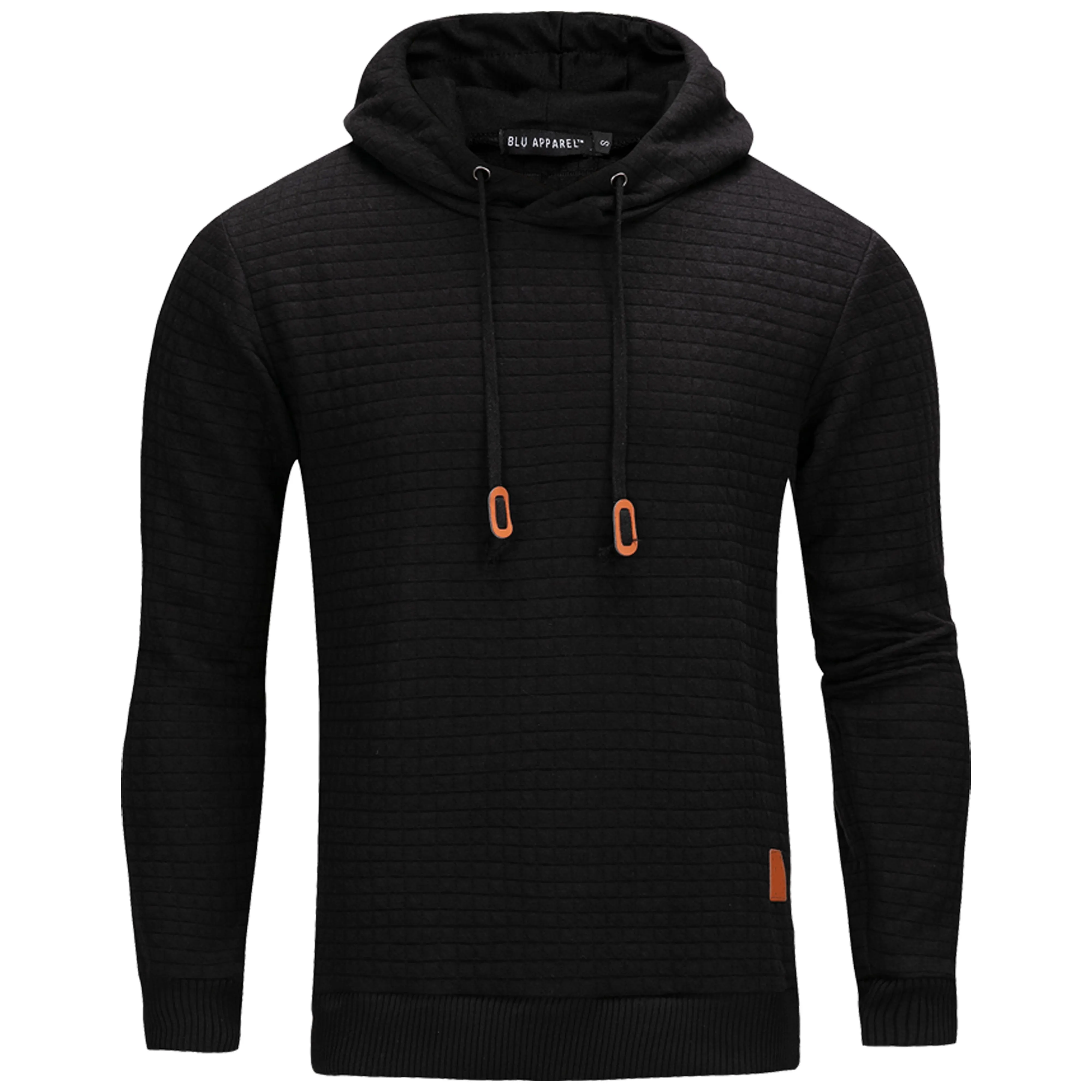 Men's Overhead Textured Hoodie - Charcoal