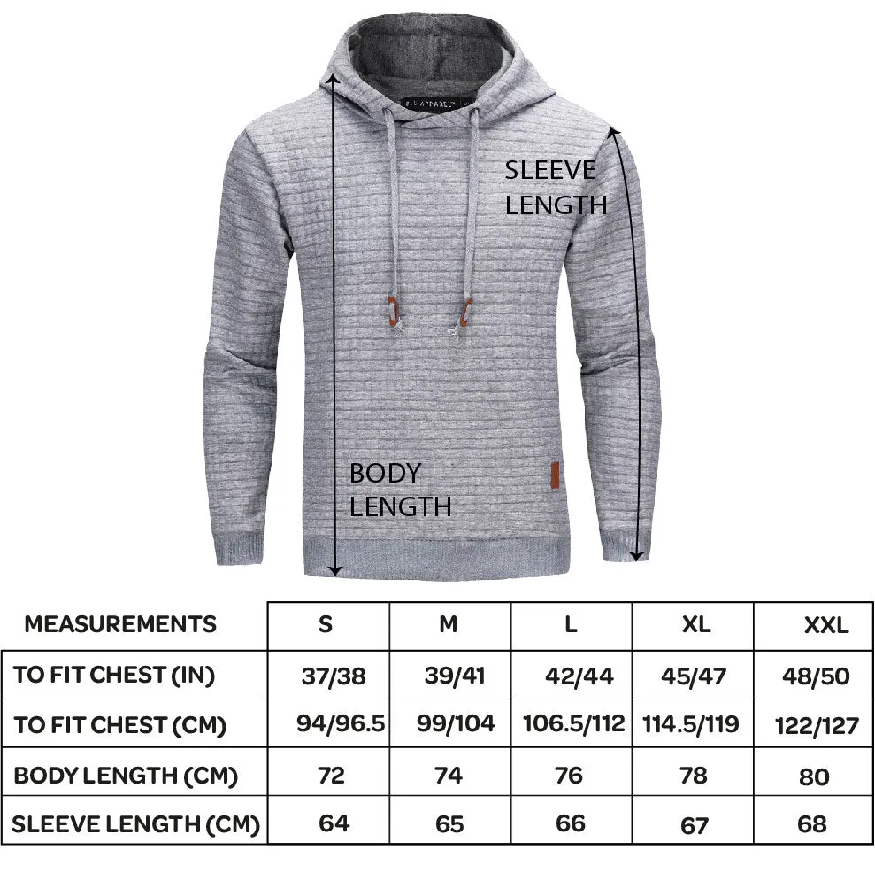 Men's Overhead Textured Hoodie - Charcoal
