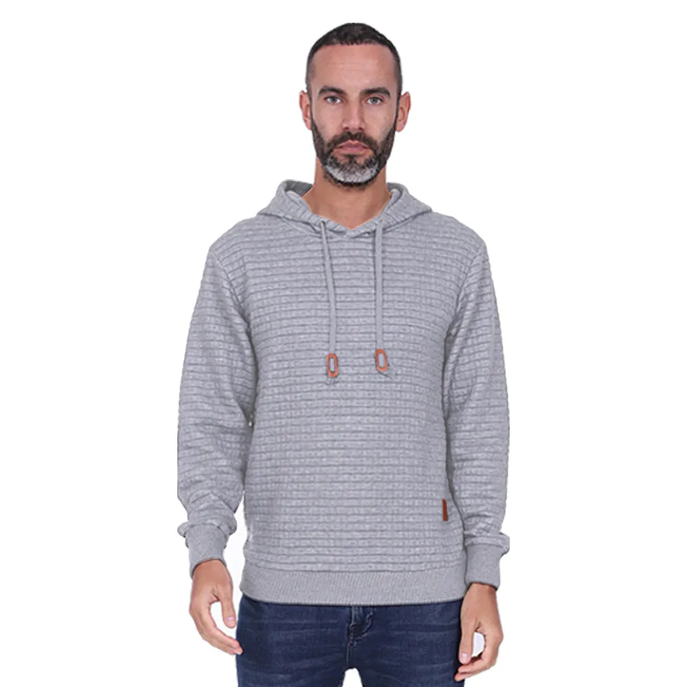 Men's Overhead Textured Hoodie - Charcoal