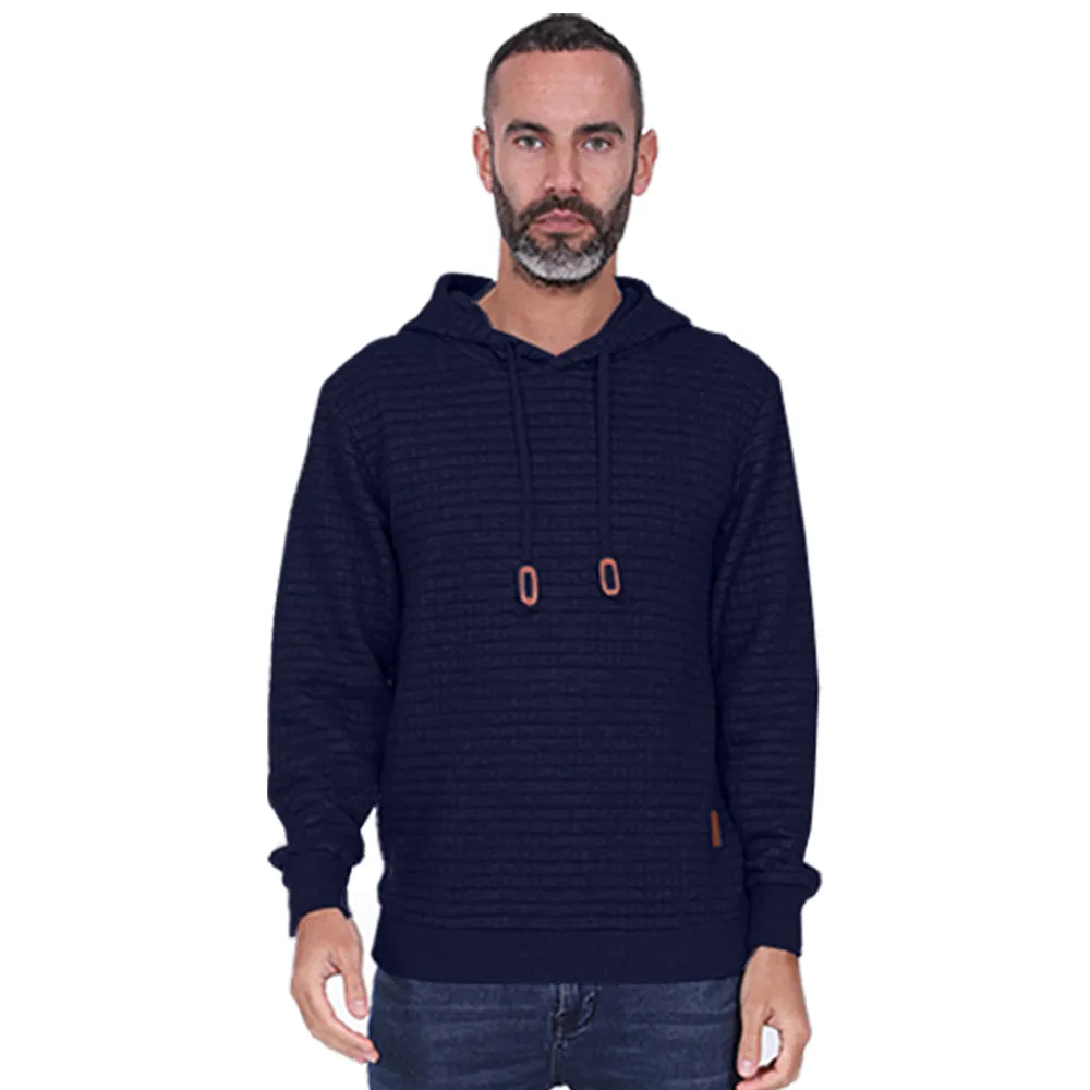Men's Overhead Textured Hoodie - Charcoal