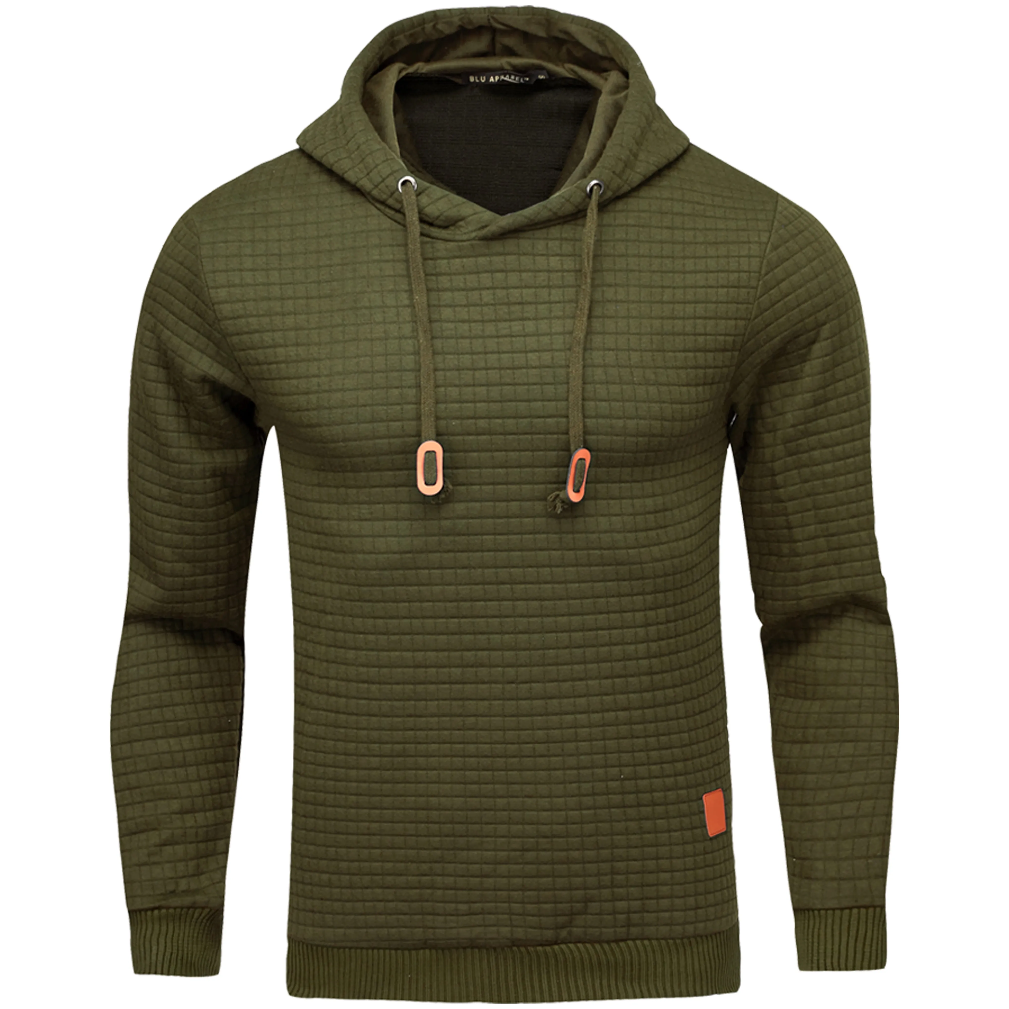 Men's Overhead Textured Hoodie - Charcoal