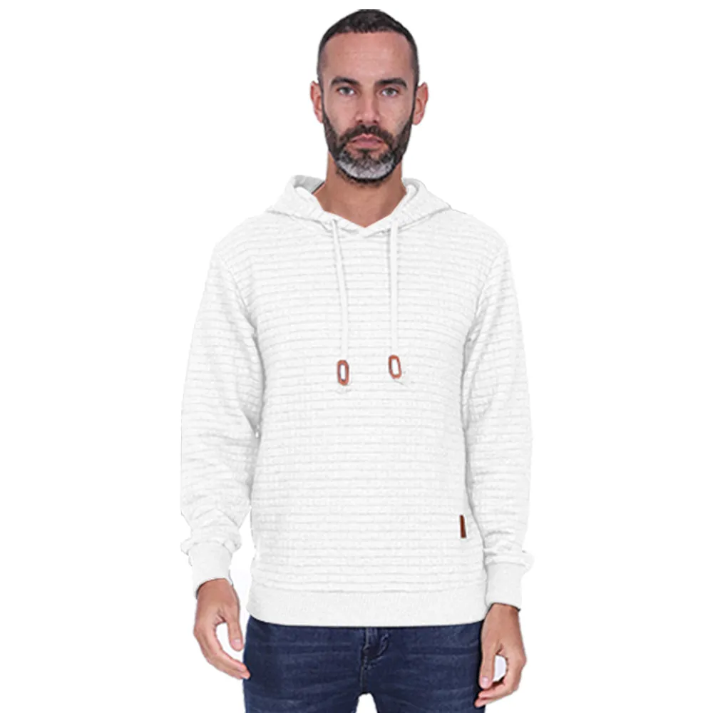 Men's Overhead Textured Hoodie - Charcoal