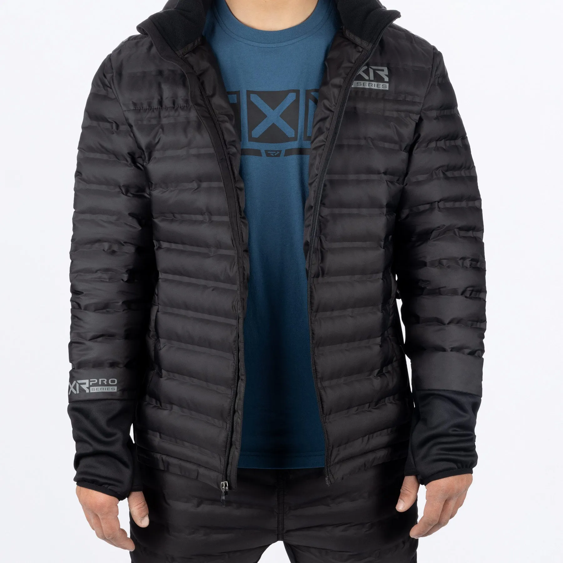 Men's Podium Hybrid Quilted Hoodie