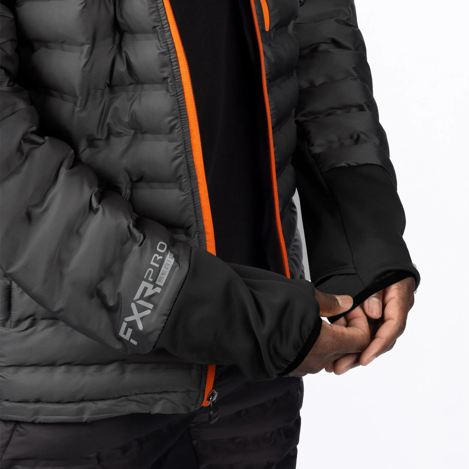 Men's Podium Hybrid Quilted Hoodie