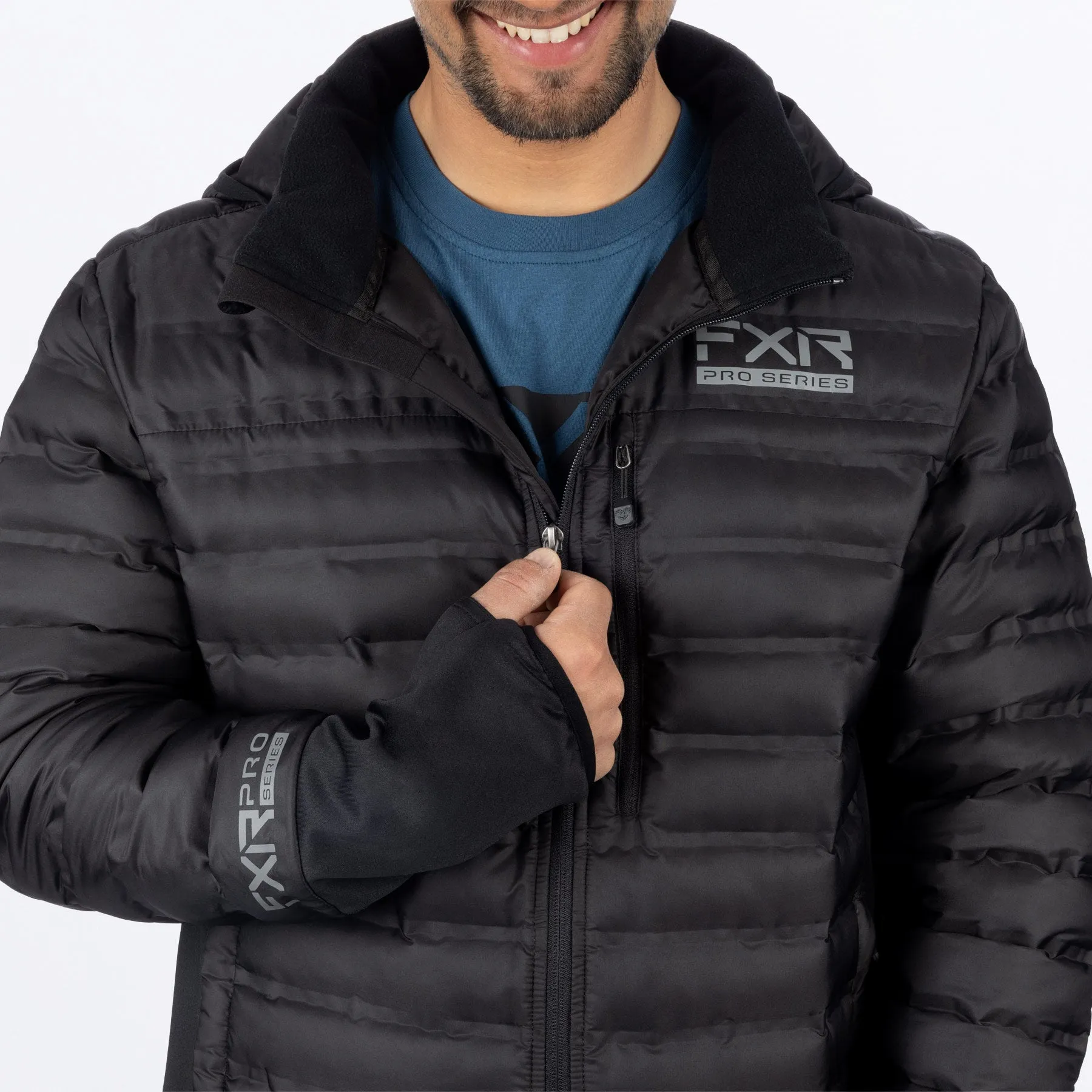 Men's Podium Hybrid Quilted Hoodie