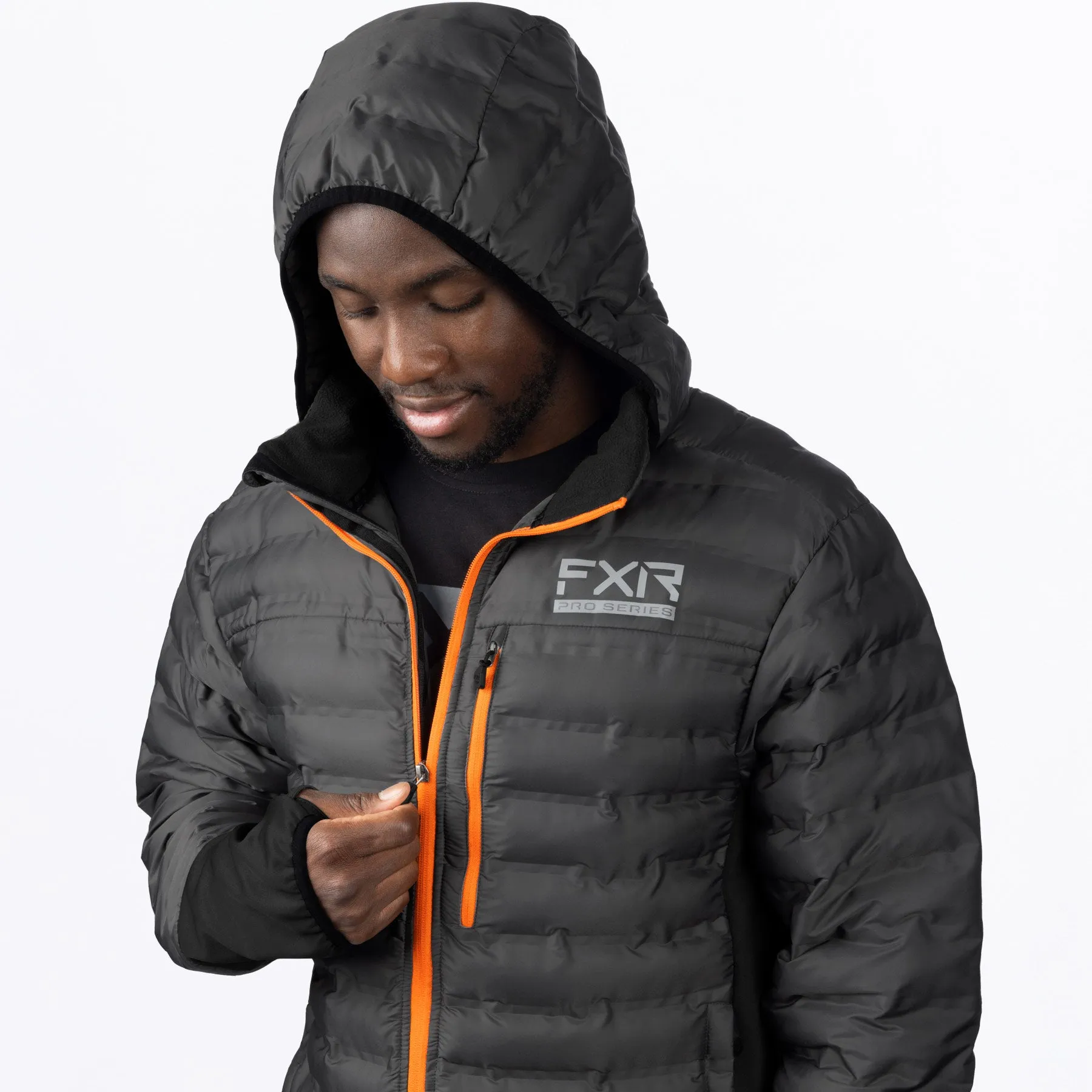 Men's Podium Hybrid Quilted Hoodie