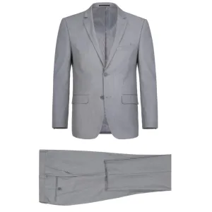 Men's Renoir Two Piece Silver Classic Fit Suit