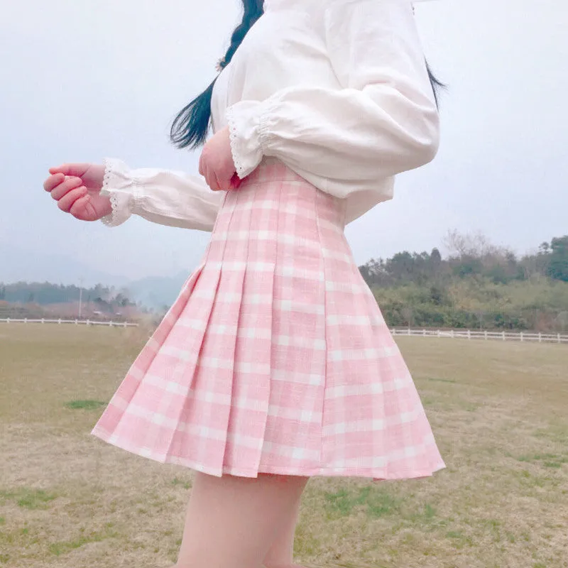 [@milkiiprincess] "PLAID" SKIRT W010335REVIEW
