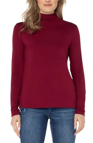 Mock Neck Knit Top - SALE
