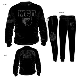 MORGAN STATE | BOB Chenille Embroidery Sweatshirt & Joggers (aja)
