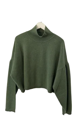Moss Swing Mock Neck Sweater