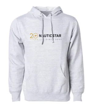 NauticStar 20th Men's Hooded Sweatshirt - Grey
