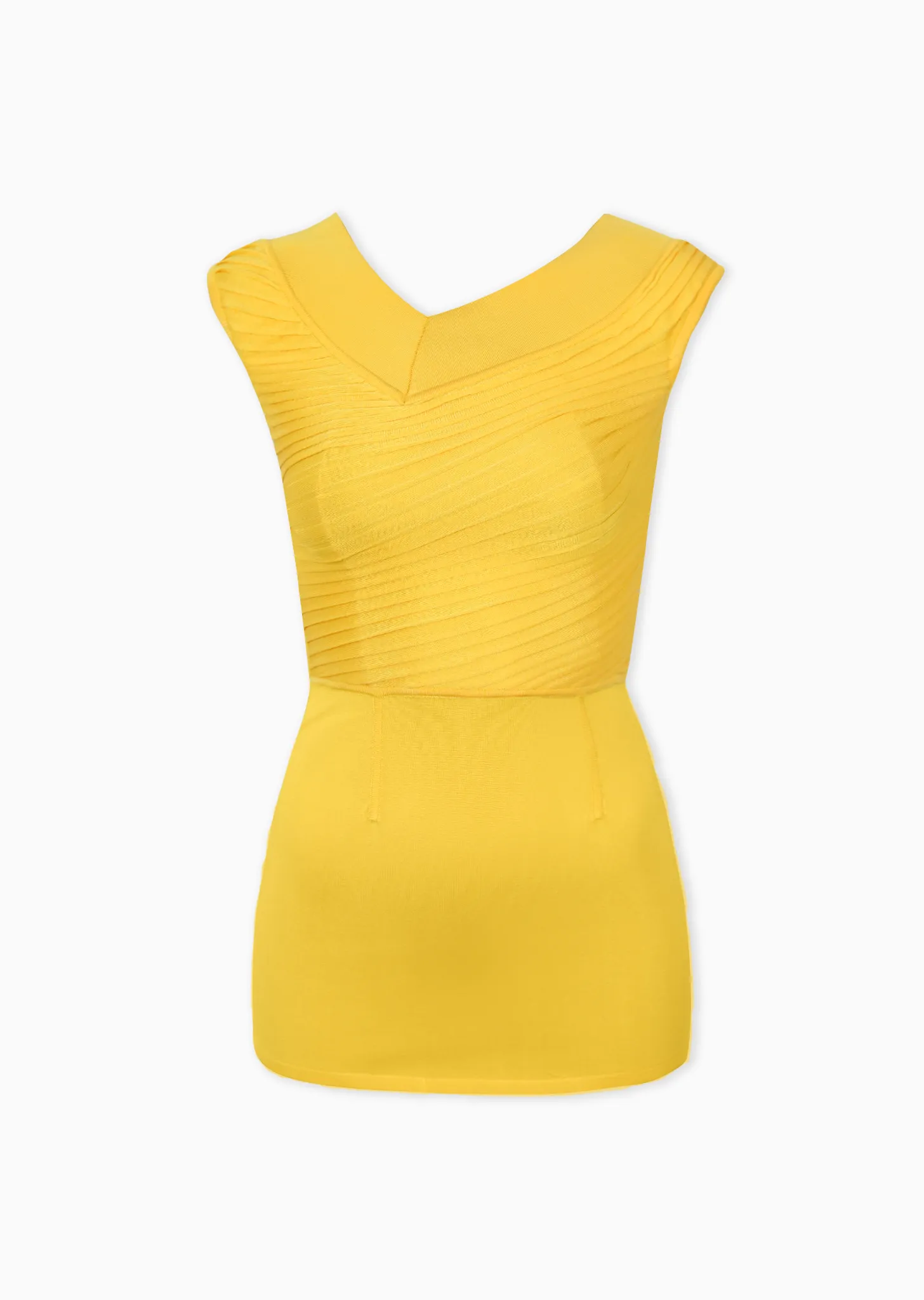 Paris - Pleated V Neck Top