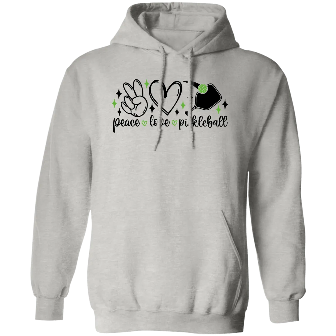 Peace Love Pickleball Pullover Hoodie