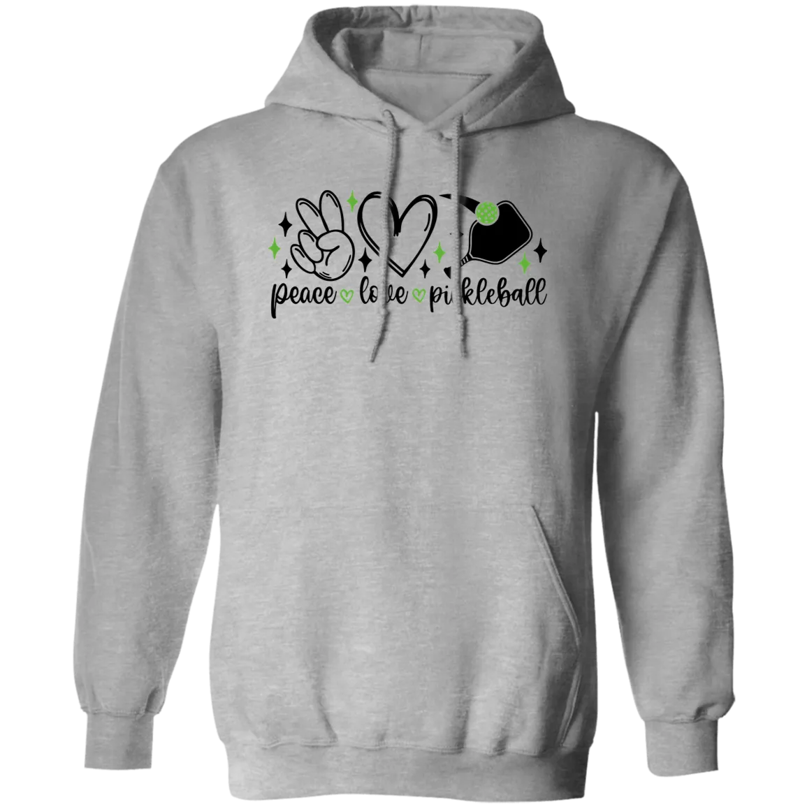 Peace Love Pickleball Pullover Hoodie