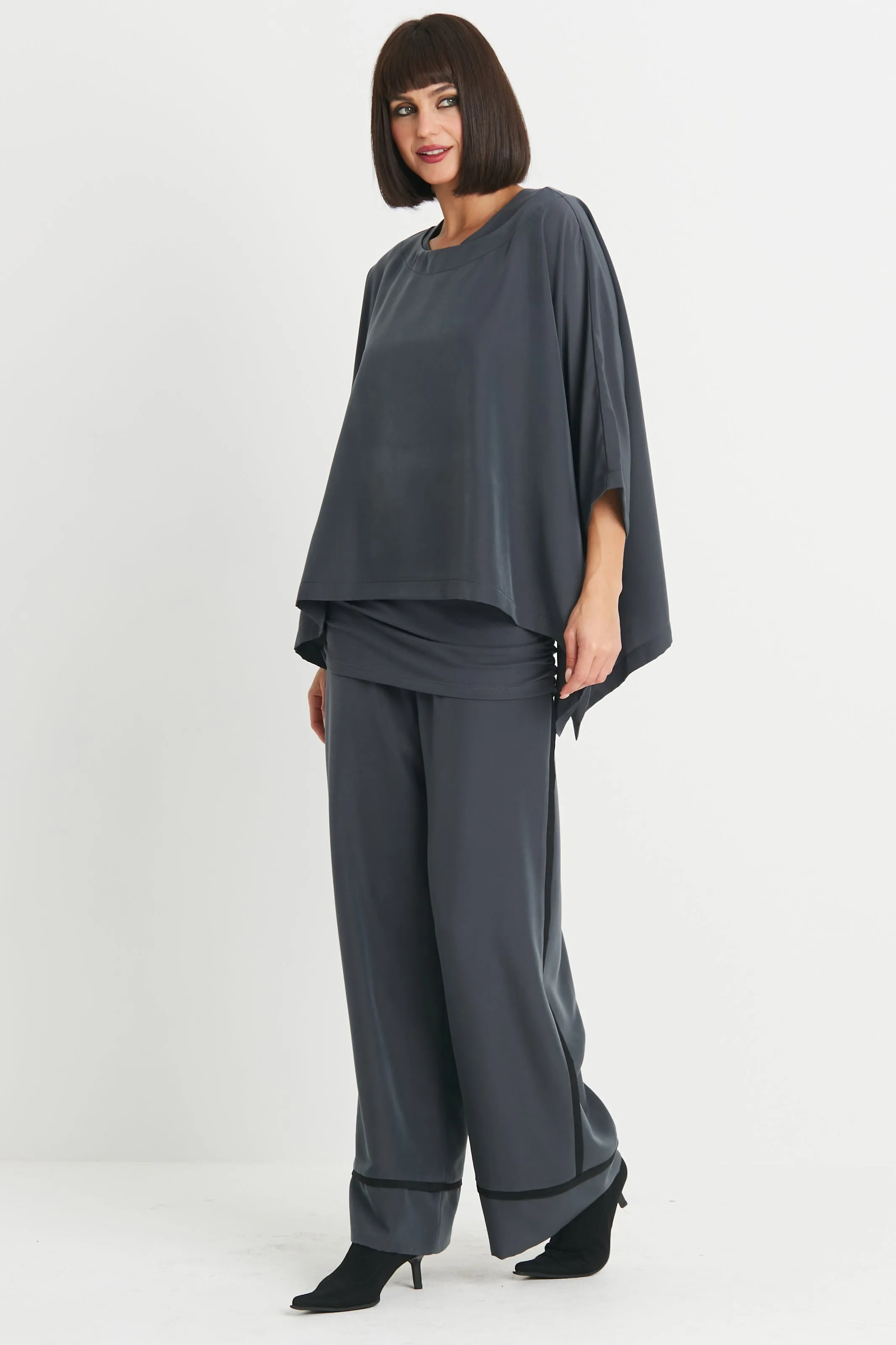Peachskin Tuxedo Pants
