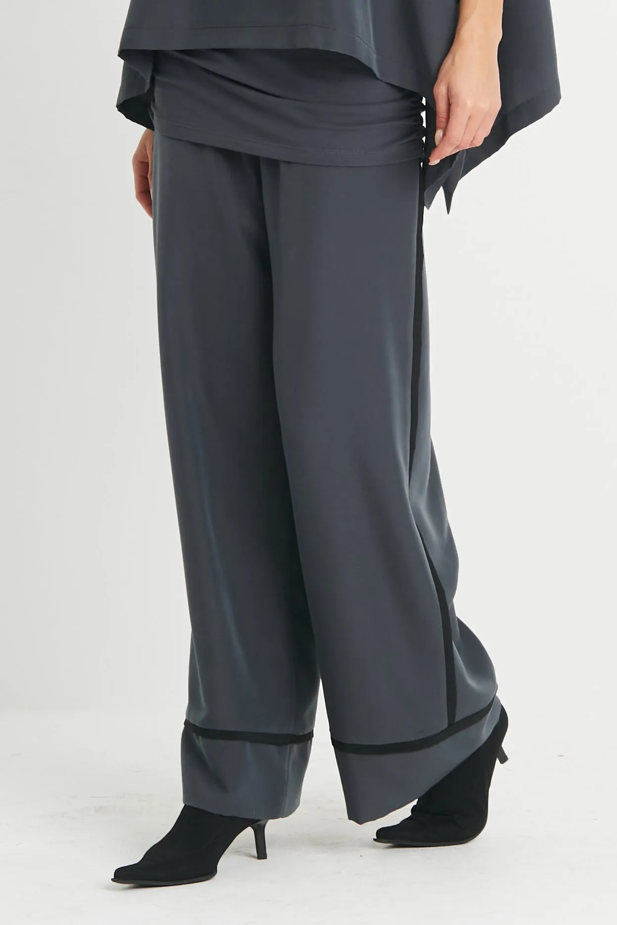 Peachskin Tuxedo Pants
