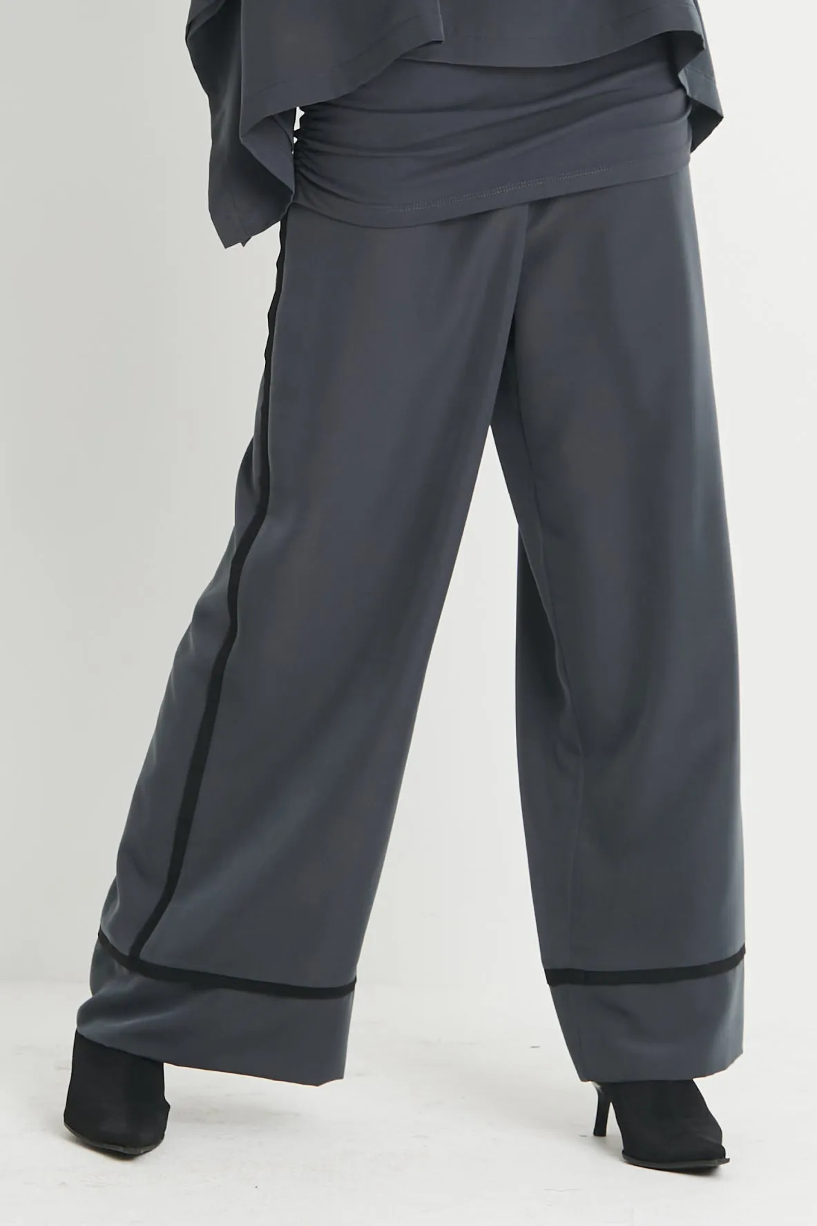 Peachskin Tuxedo Pants