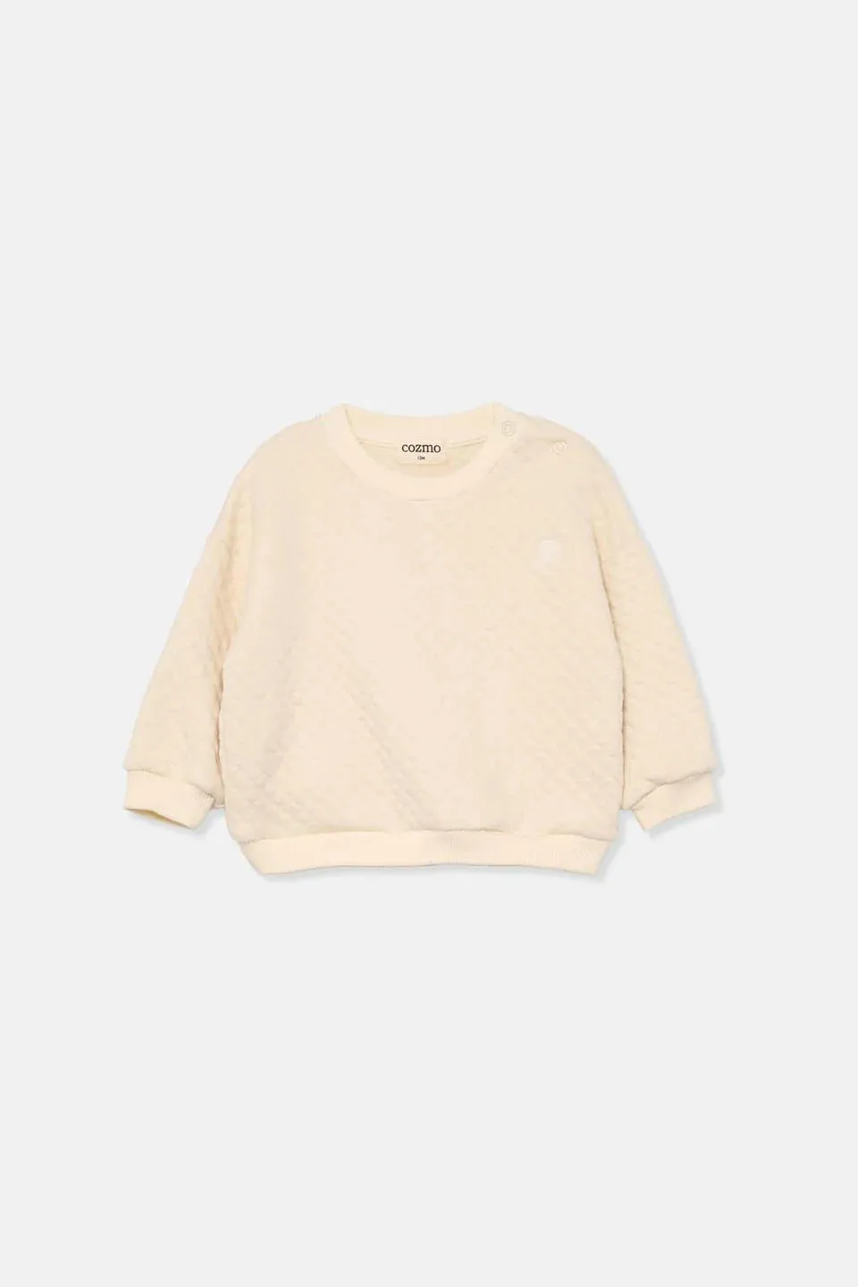 quilted baby sweatshirt