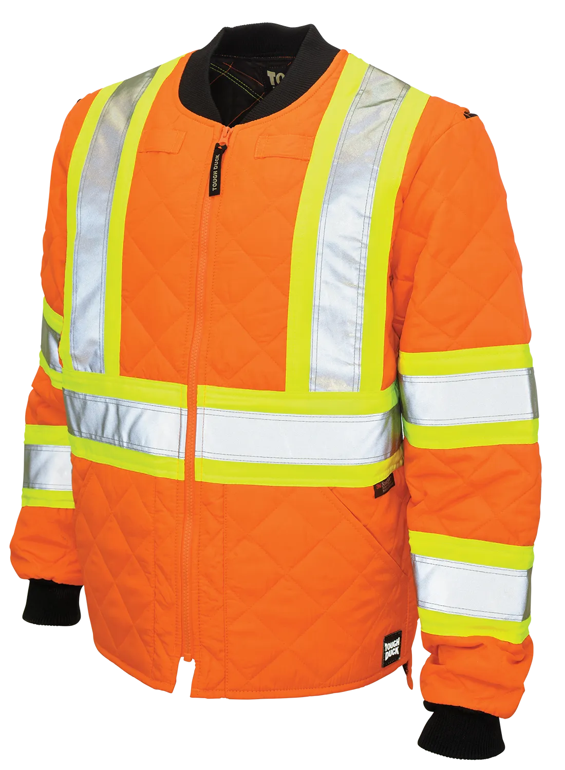 Quilted Safety Freezer Jacket By Tough Duck - Style S432