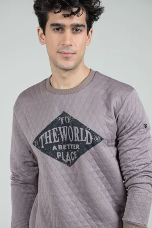 Quilted Sweatshirt