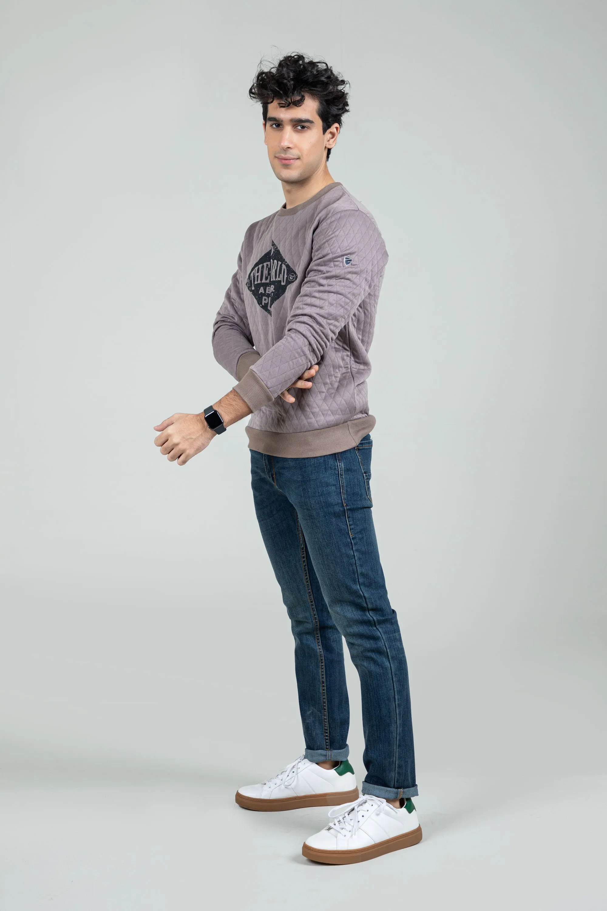 Quilted Sweatshirt