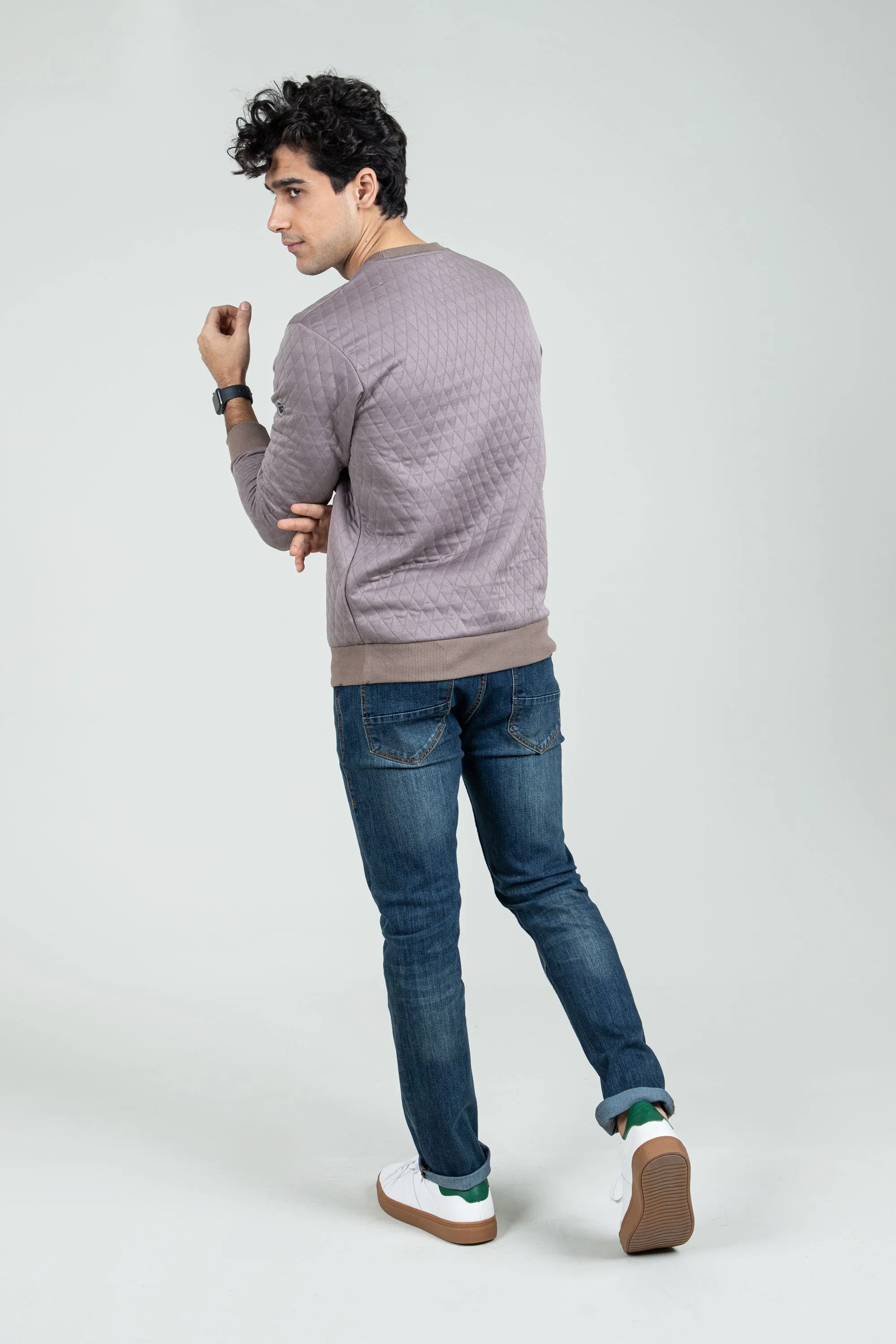 Quilted Sweatshirt