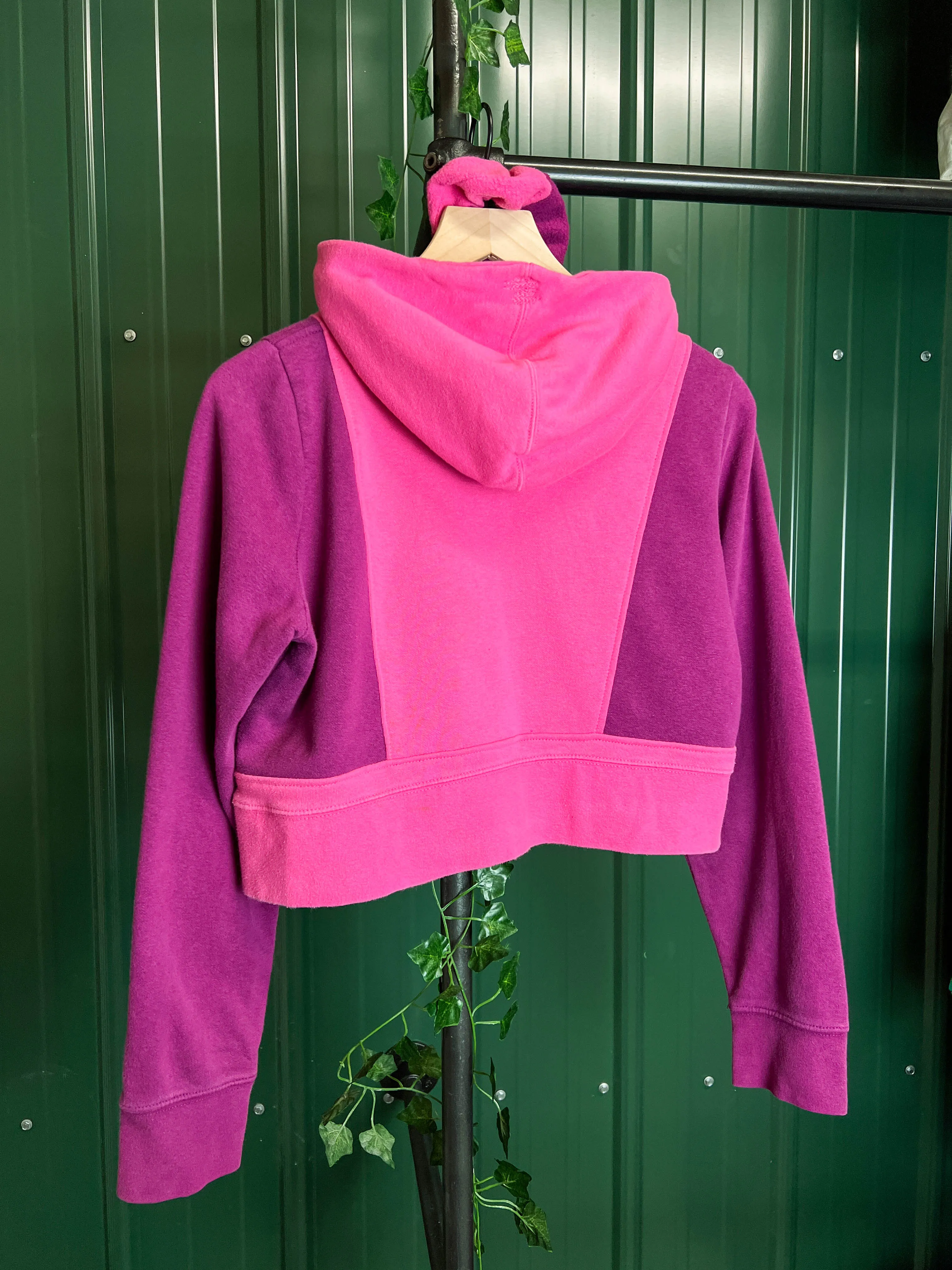 "1 of " Dragon Berry North Face Crop Hoodie (M)