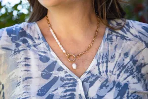 Raw Pearl Necklace