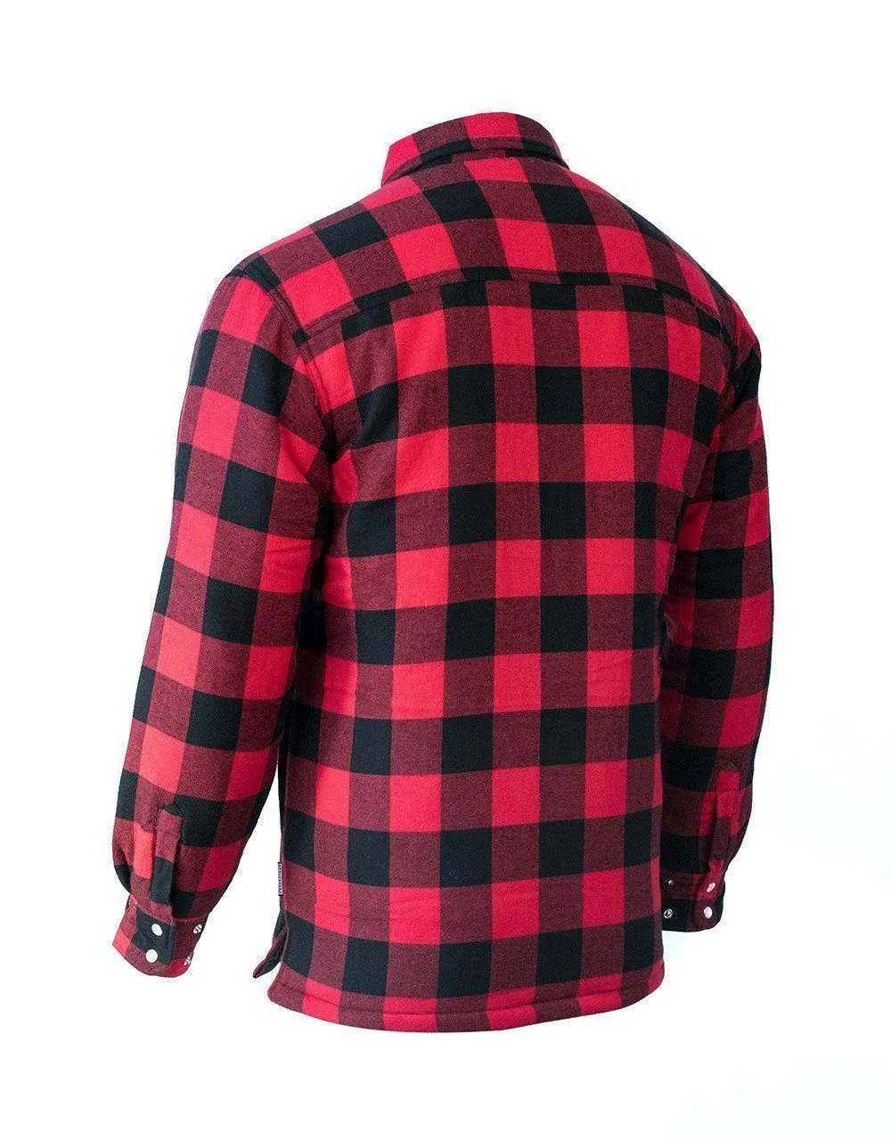 Red Buffalo Plaid Quilt-Lined Flannel Shirt Jacket