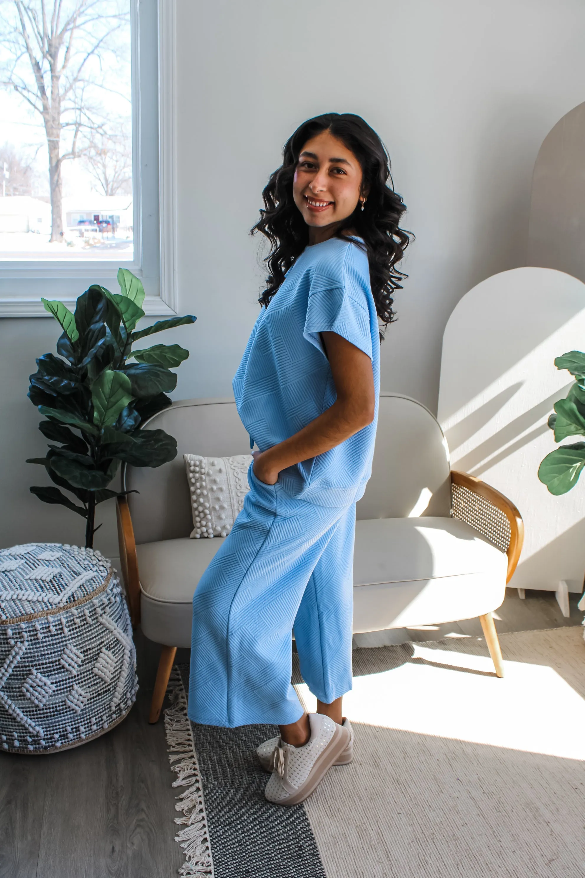 Relax & Reset Pant • Baby Blue