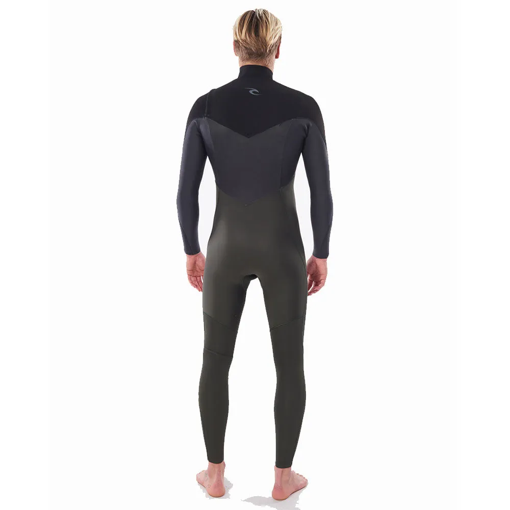 Rip Curl Dawn Patrol 5/3mm Chest Zip Winter Wetsuit - Dark Green