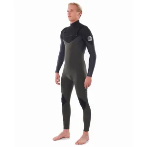 Rip Curl Dawn Patrol 5/3mm Chest Zip Winter Wetsuit - Dark Green