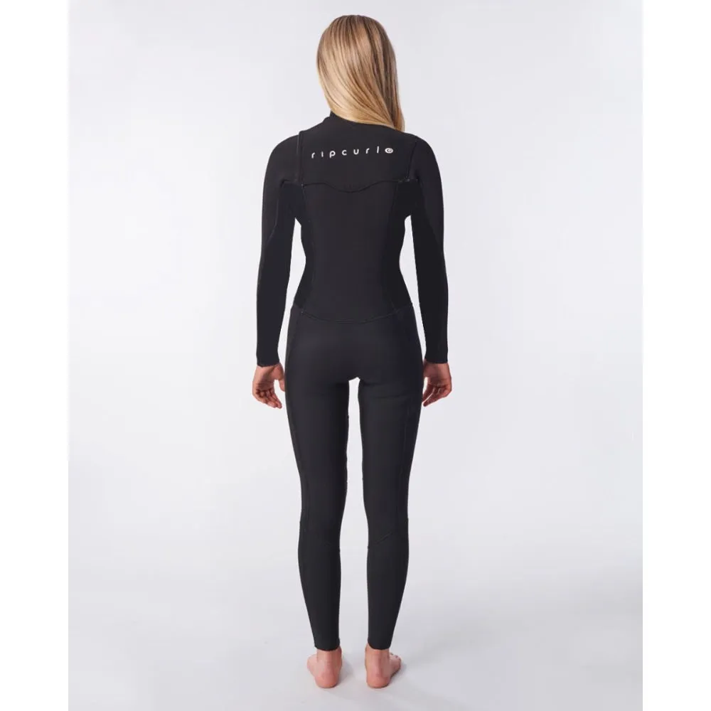 RIP CURL WMS DAWN PATROL 3/2 CHEST ZIP BLACK