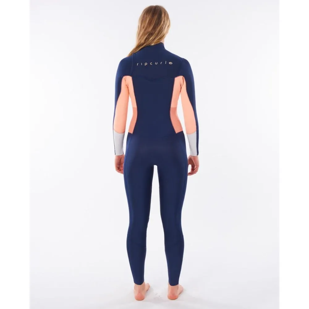 RIP CURL WMS DAWN PATROL 3/2 CHEST ZIP NAVY