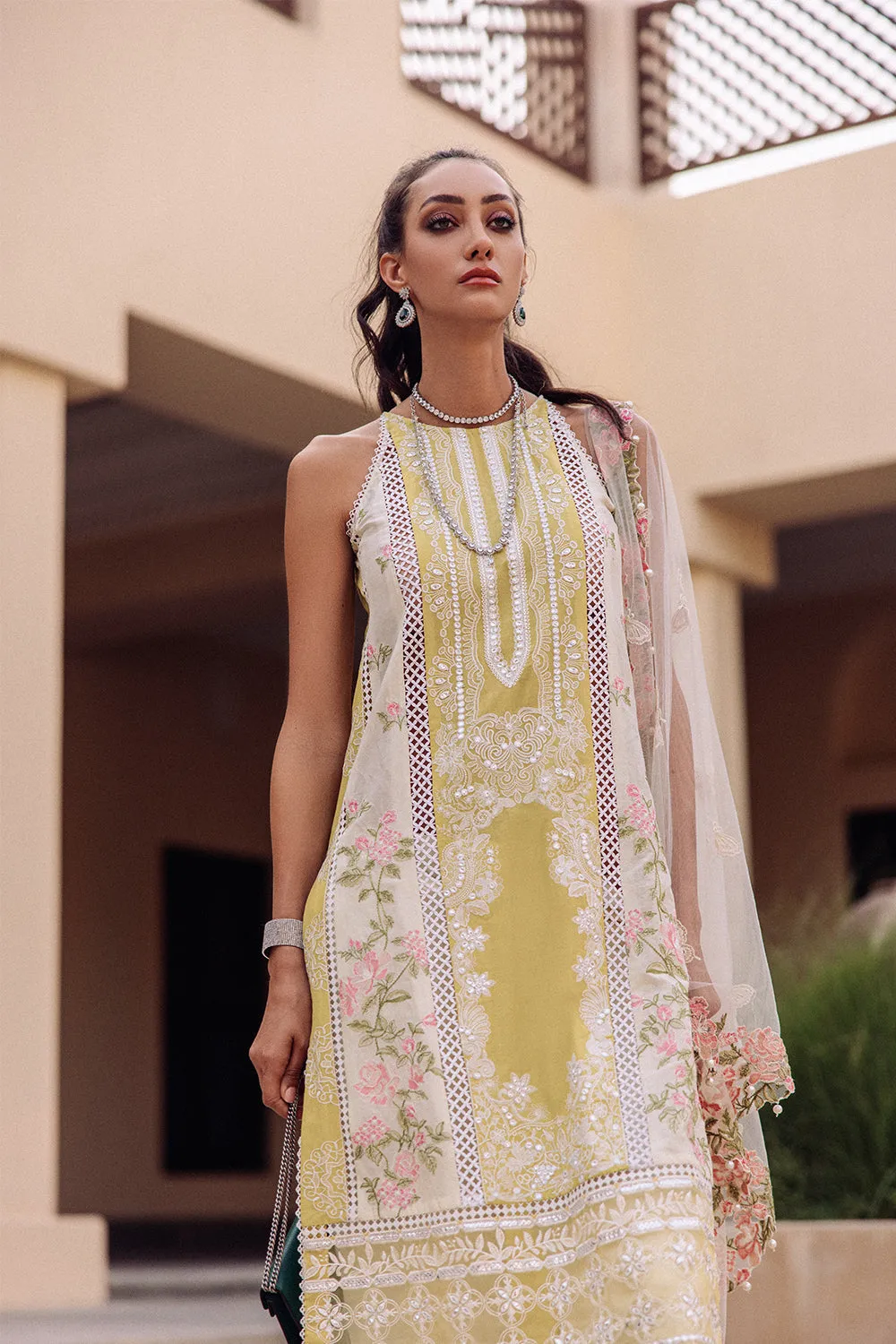 Saira Rizwan Lawn 2023  |  DAFFODIL 07
