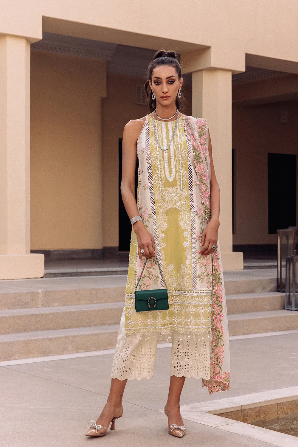 Saira Rizwan Lawn 2023  |  DAFFODIL 07