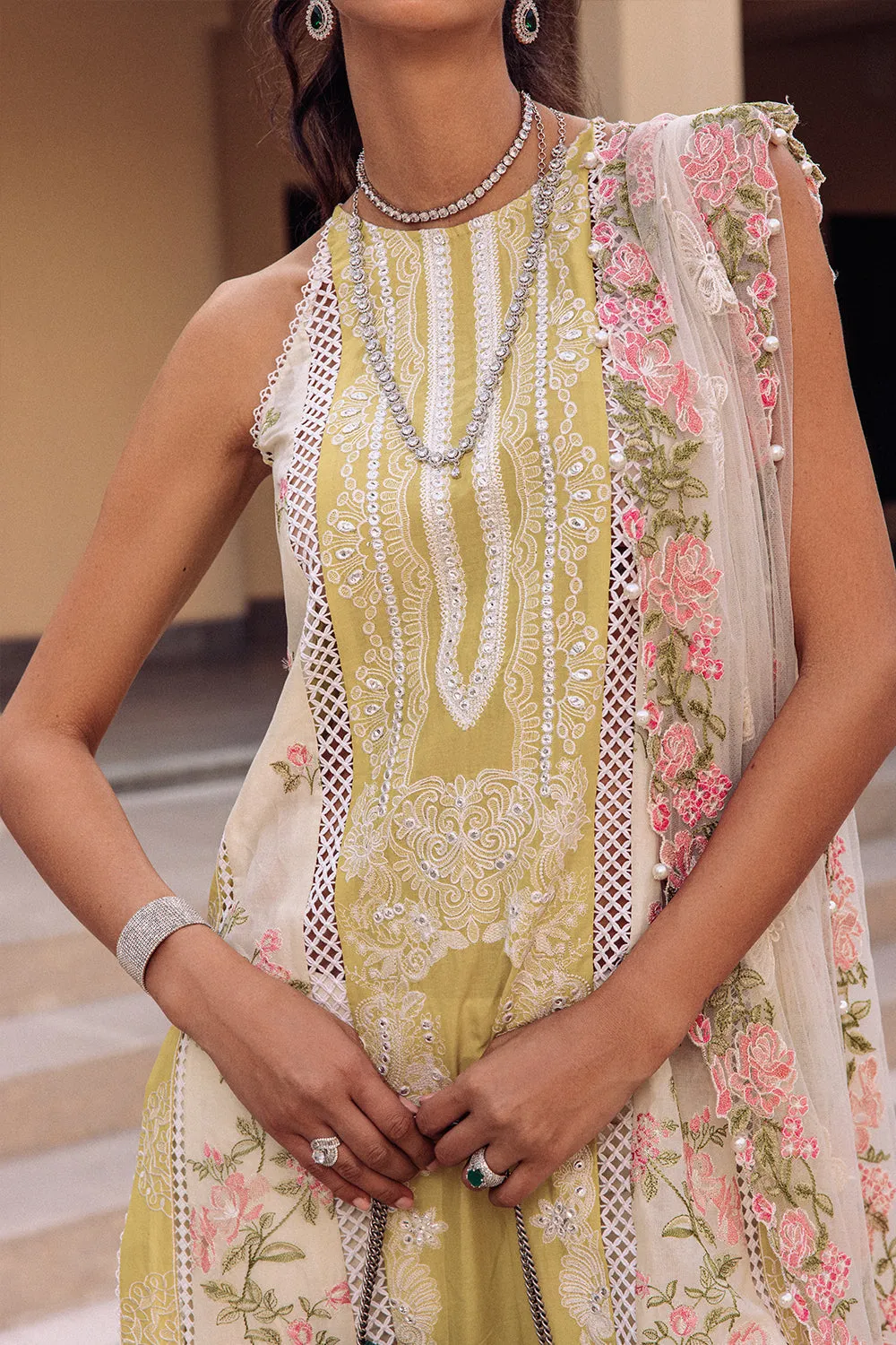 Saira Rizwan Lawn 2023  |  DAFFODIL 07