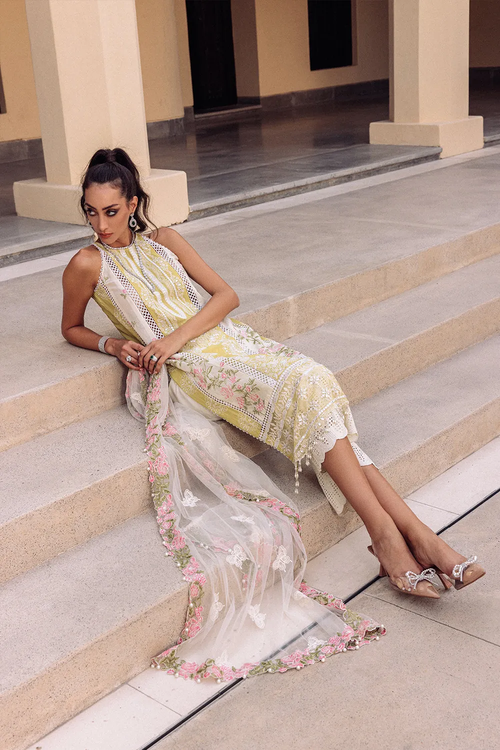 Saira Rizwan Lawn 2023  |  DAFFODIL 07