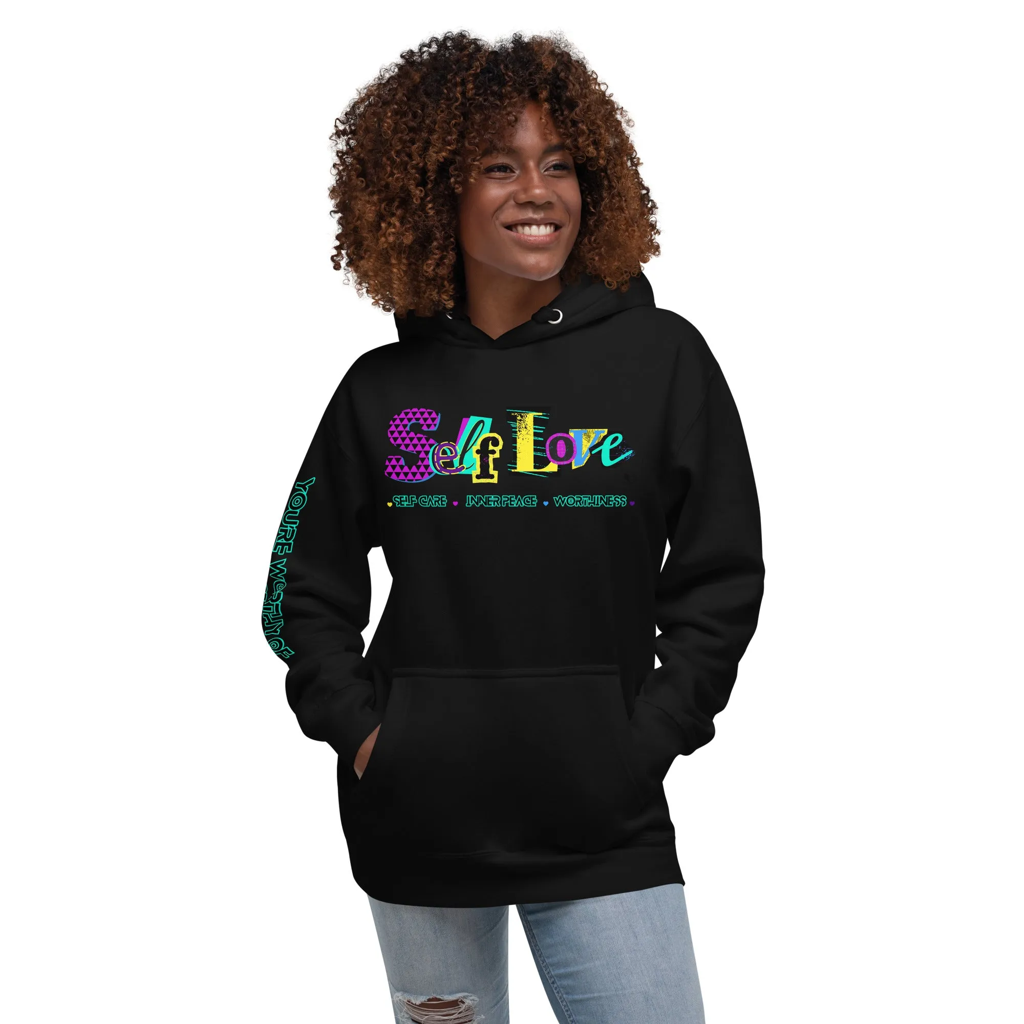 Self Love. Self Care. Inner Peace - Premium Unisex Hoodie