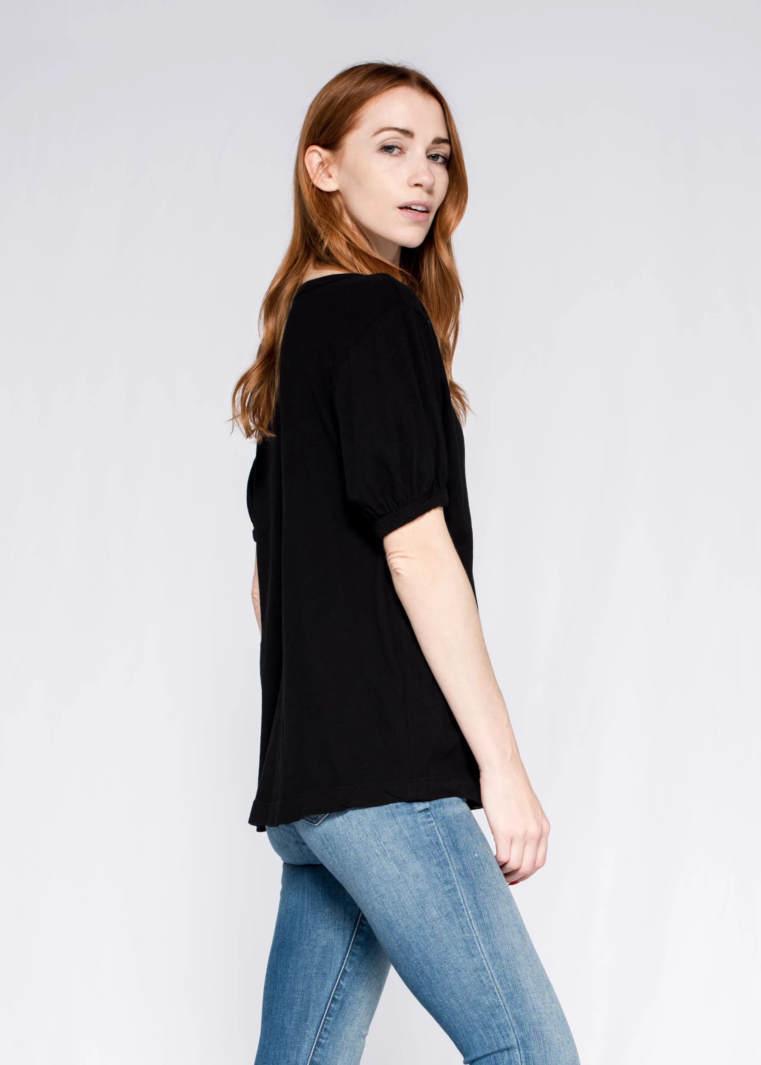 Sexy Open Deep V Femme Soft Elbow Sleeve