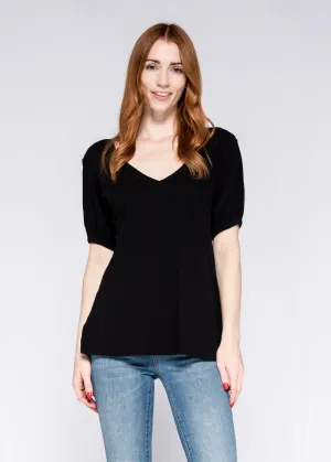Sexy Open Deep V Femme Soft Elbow Sleeve
