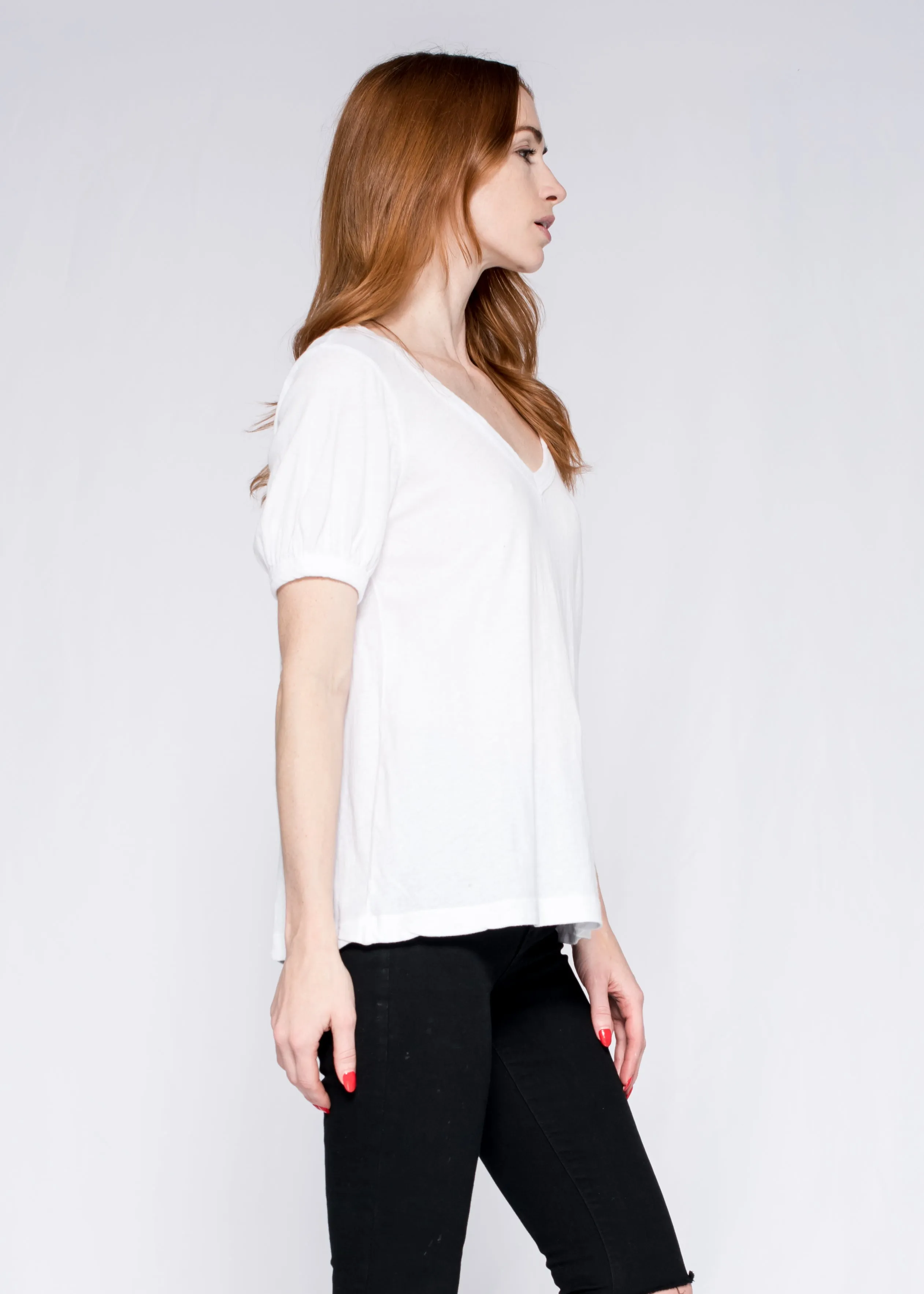 Sexy Open Deep V Femme Soft Elbow Sleeve
