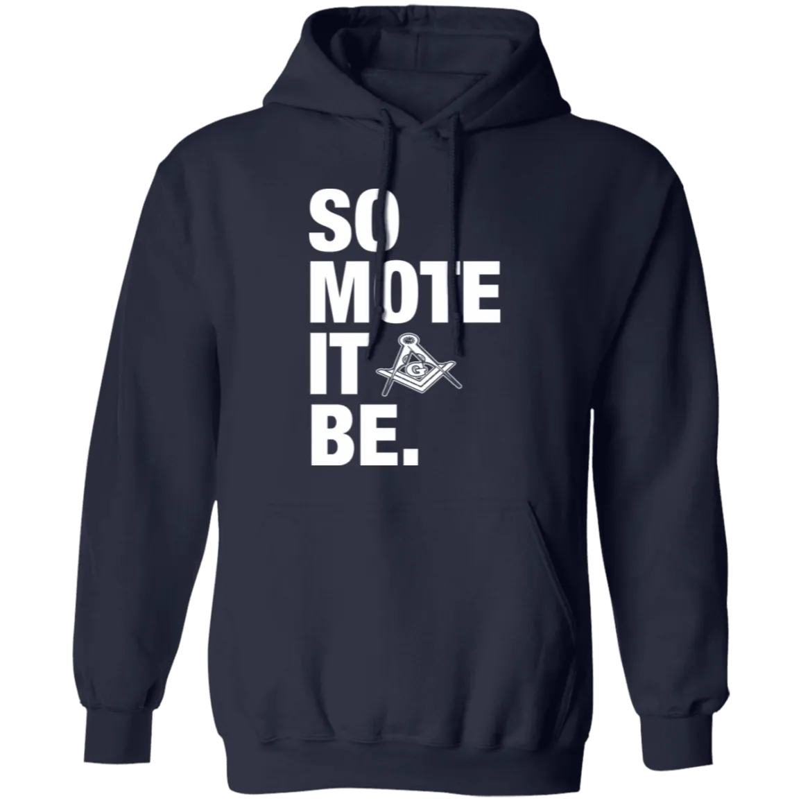 So Mote It Be Pullover Hoodie (navy)