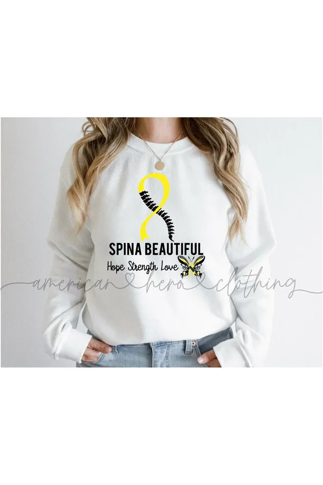 Spina Bifida Awareness Crewneck Sweatshirt