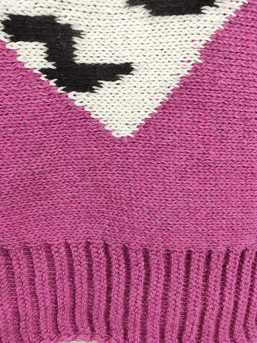 Stunncal Leopard Stitching Tops