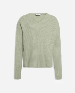 Teen Define V-Neck Knit - Pastel Green