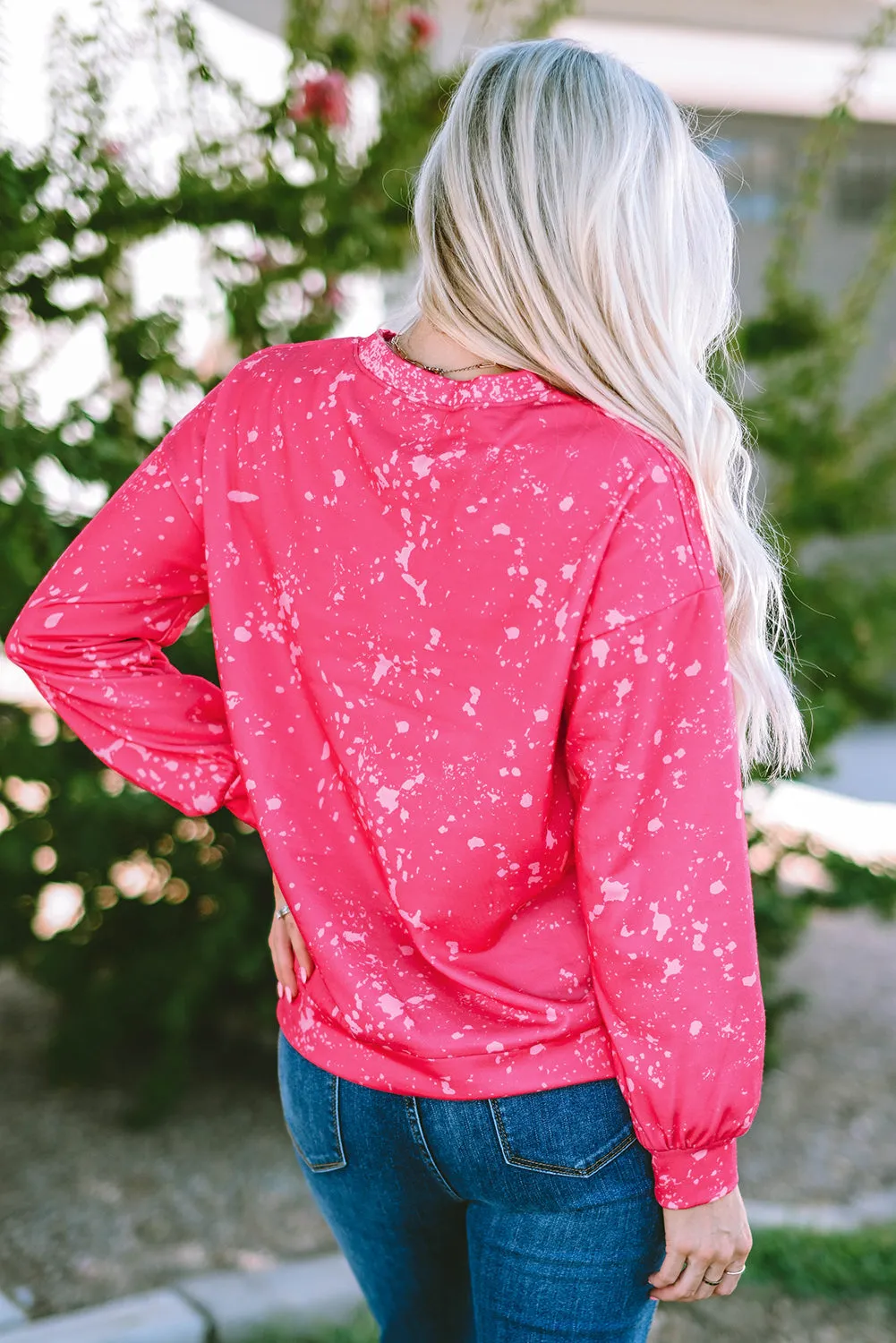 Tie Dye Pullover Sweatshirt