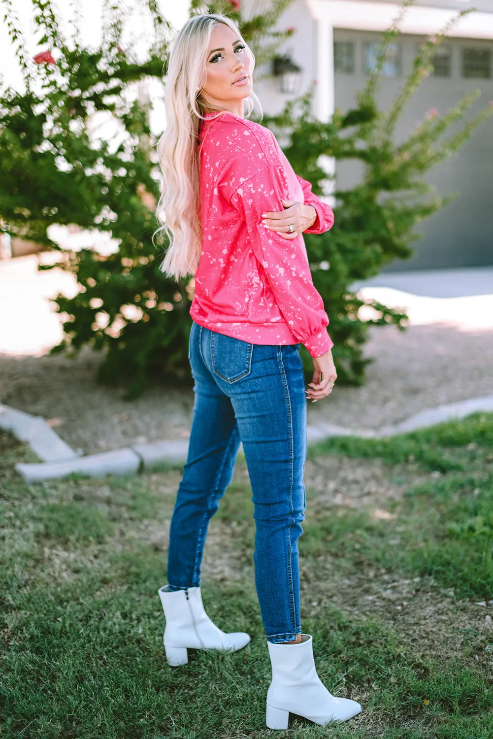 Tie Dye Pullover Sweatshirt