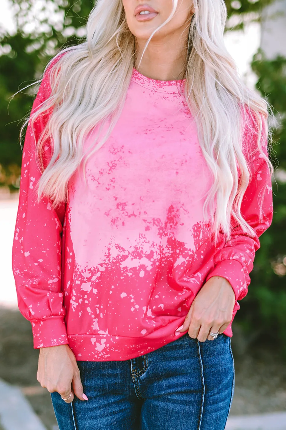 Tie Dye Pullover Sweatshirt